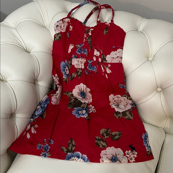 Abercrombie & Fitch Red Sundress - Picture 2 of 5